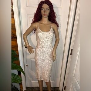 Heavenly by Victoria secret Leopard Print Midi Dress